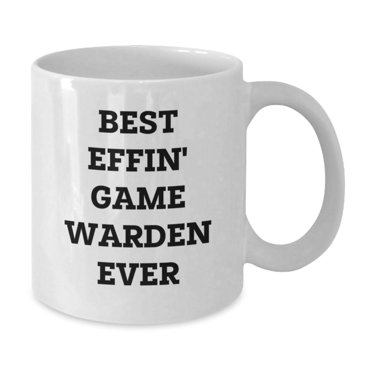 Funny Game Warden Gifts from Friends, Best Effin' Game Warden Ever Quote, White Coffee Mug for Birthday Unique Gifts, Game Warden Enthusiasts, Men, Women, Coworkers, Family - Additional