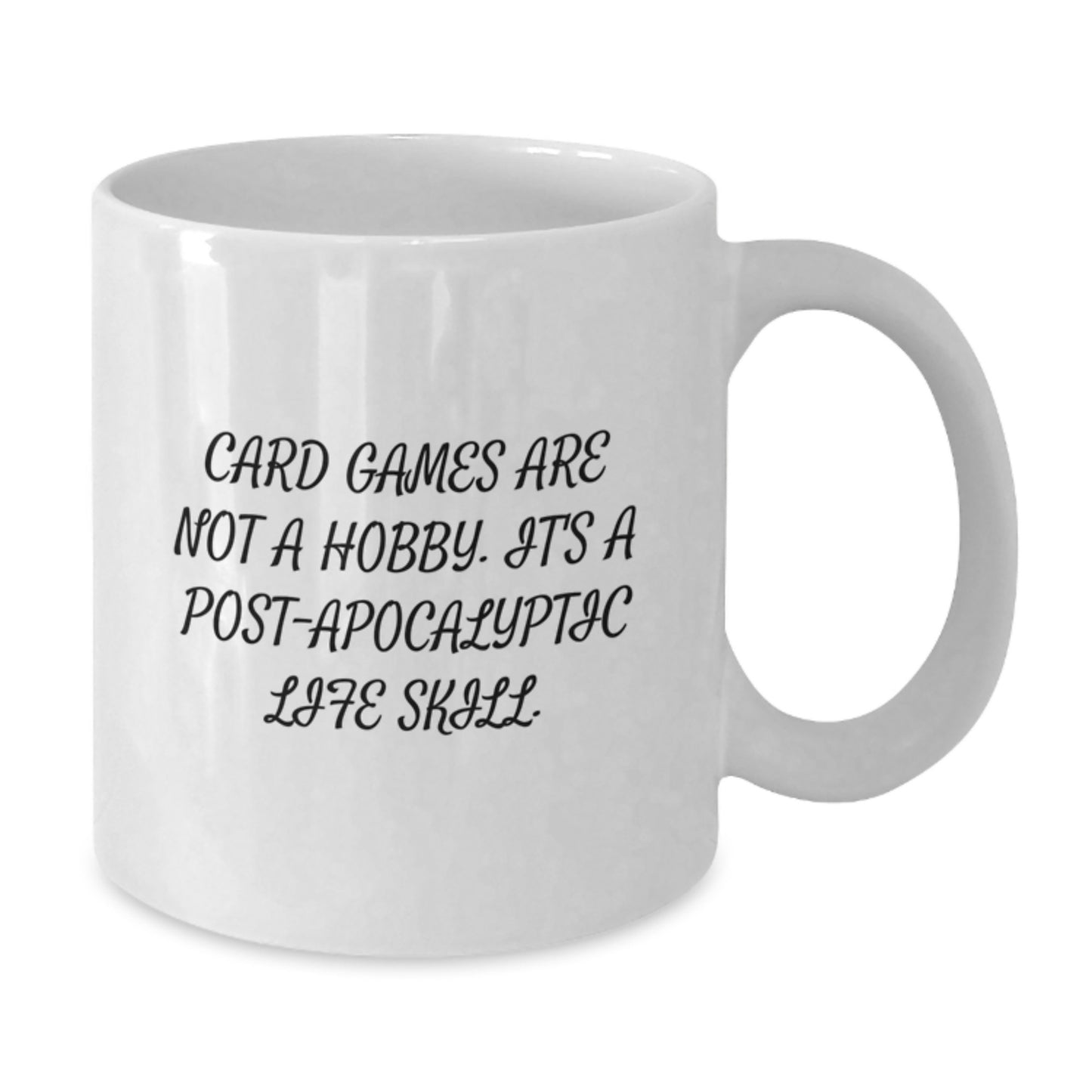 Funny Card Games Quote White Coffee Mug, Gifts from Men, Women, Friends, Coworkers, Family to Card Games Lovers for Graduation Unique Gifts - Additional