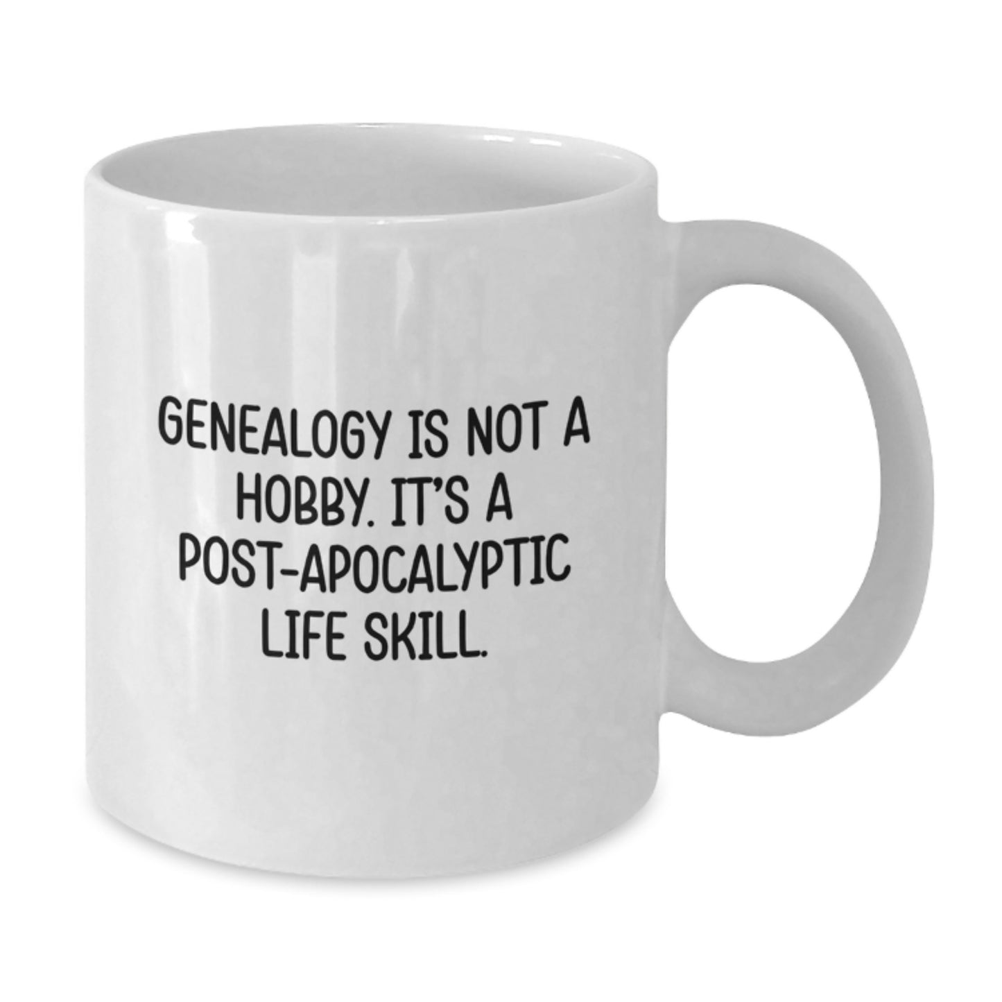 Gifts from Family for Genealogy Enthusiasts, Funny Quote White Coffee Mug for Graduation Unique Gifts for Men and Women - Additional