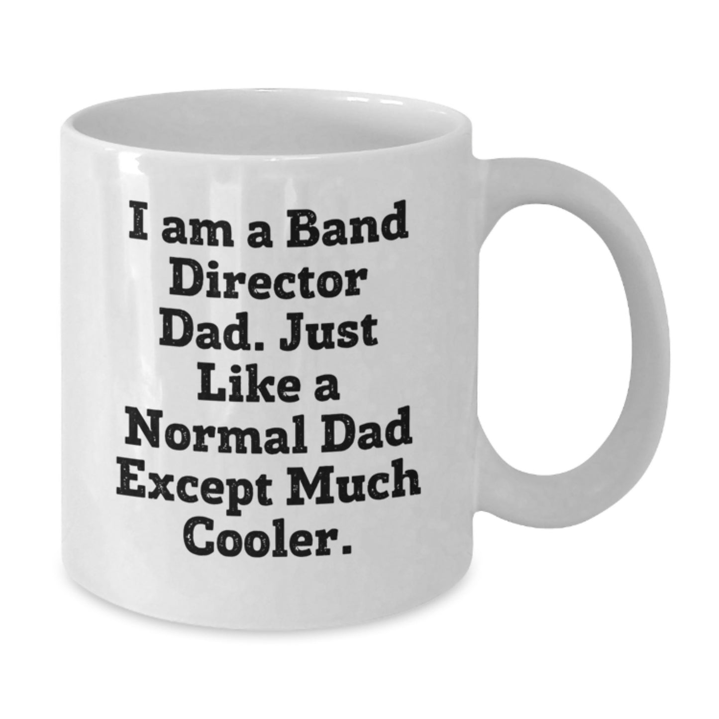 Funny Band Director Gifts for Men, Unique White Coffee Mug for Band Director Dad, Perfect Graduation Unique Gifts from Family to Band Director - Additional