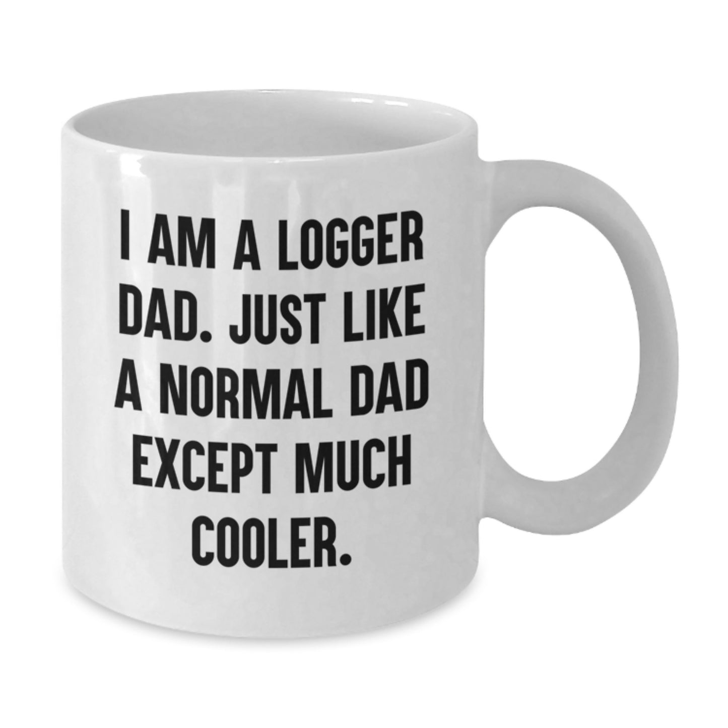 Christmas Gift Logger Dad Mug - A Lighthearted Present for Him - Additional