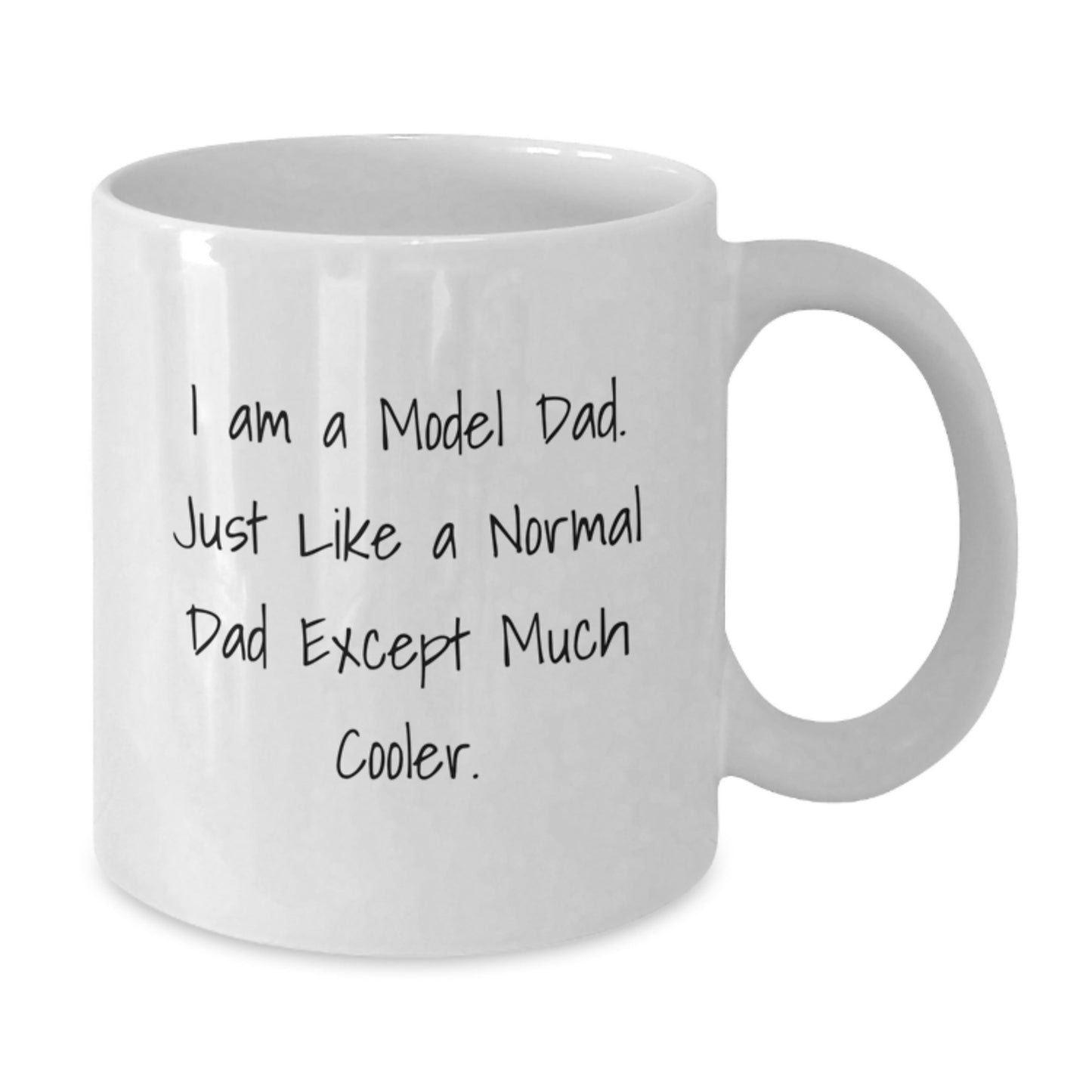 Funny Model Dad White Coffee Mugs Gifts from Men for Graduation Unique - Additional