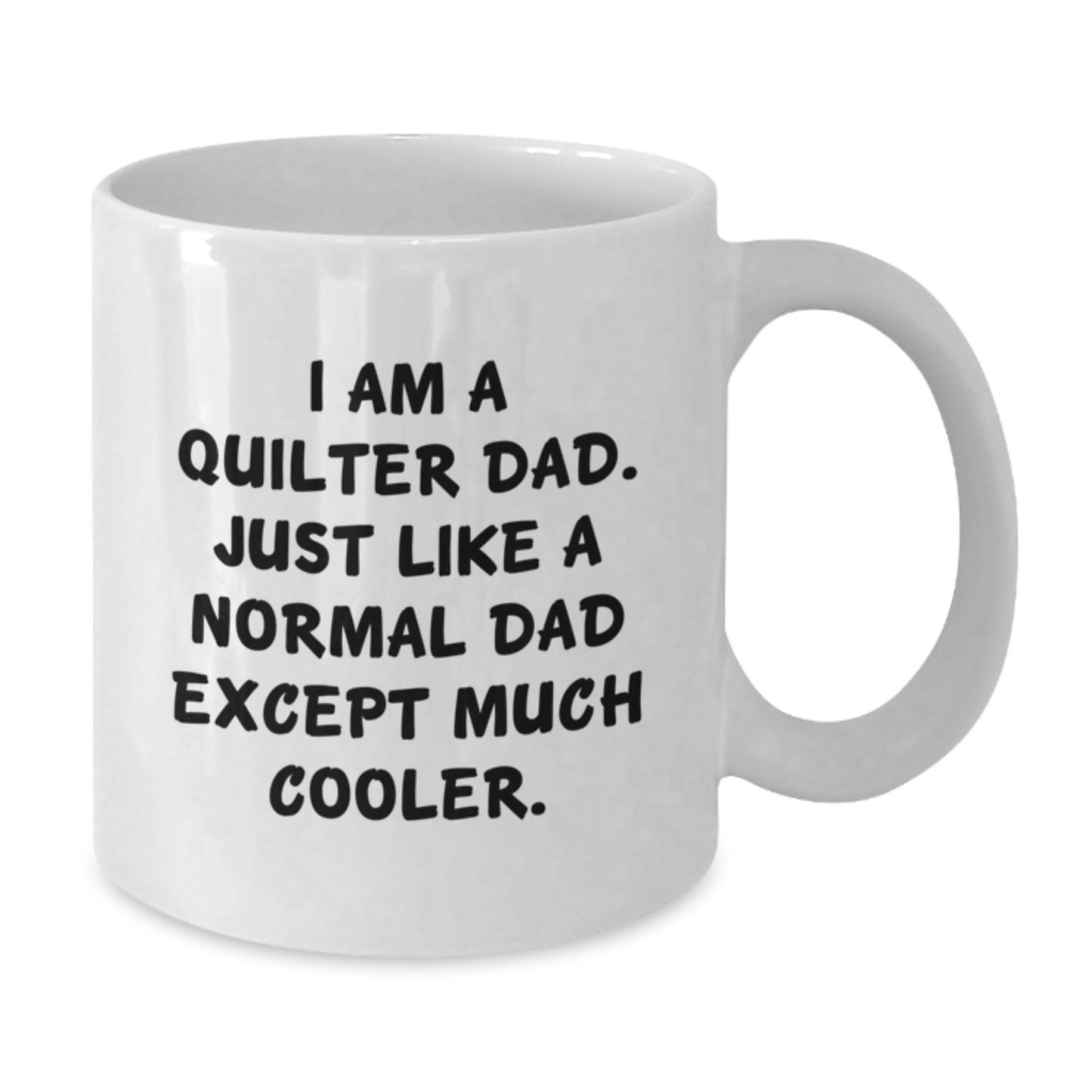 Quilter Dad Keepsake Mug for Him Birthday Gift Ceramic 11oz Microwave - Additional