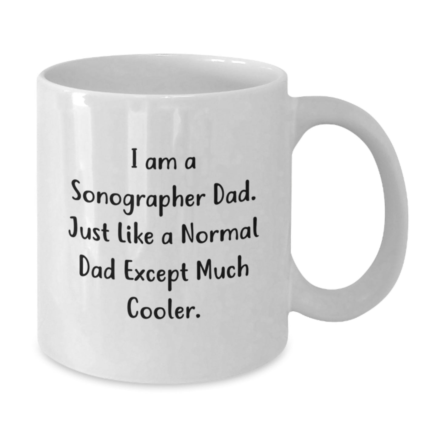 Sonographer Keepsake Mug for Him Birthday Gift – White 11oz Ceramic - Additional