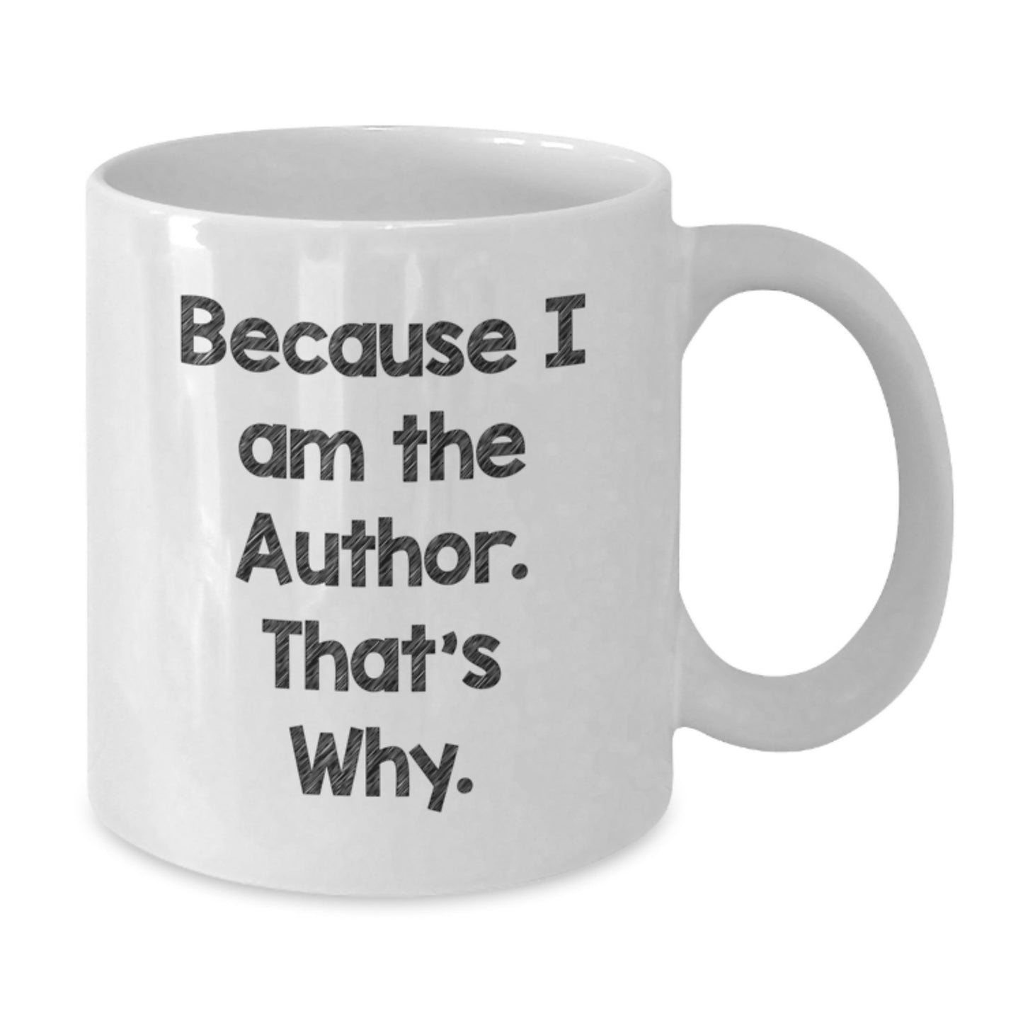 Author Keepsake White Coffee Mug for Him Birthday Gift 11oz Ceramic - Additional