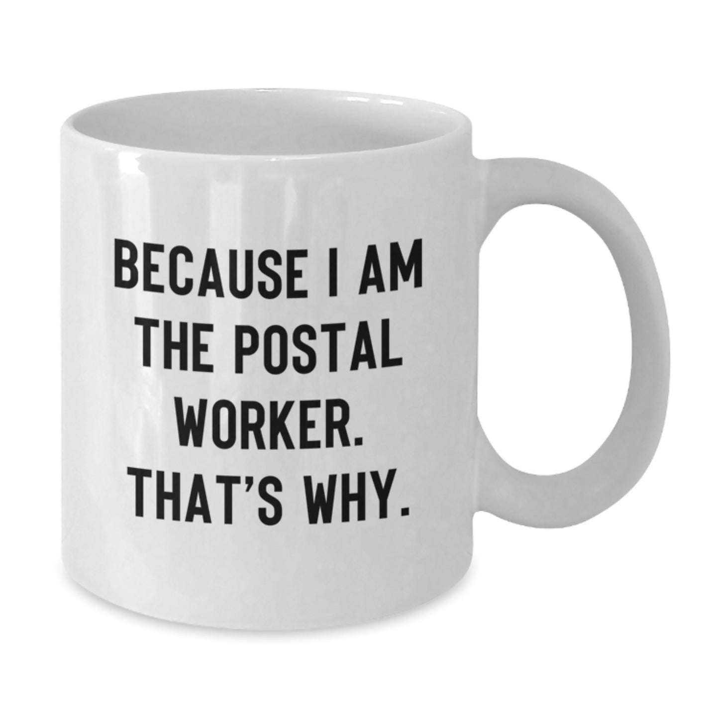 Postal Worker Keepsake White Ceramic Coffee Mug Deluxe Birthday Gift - Additional