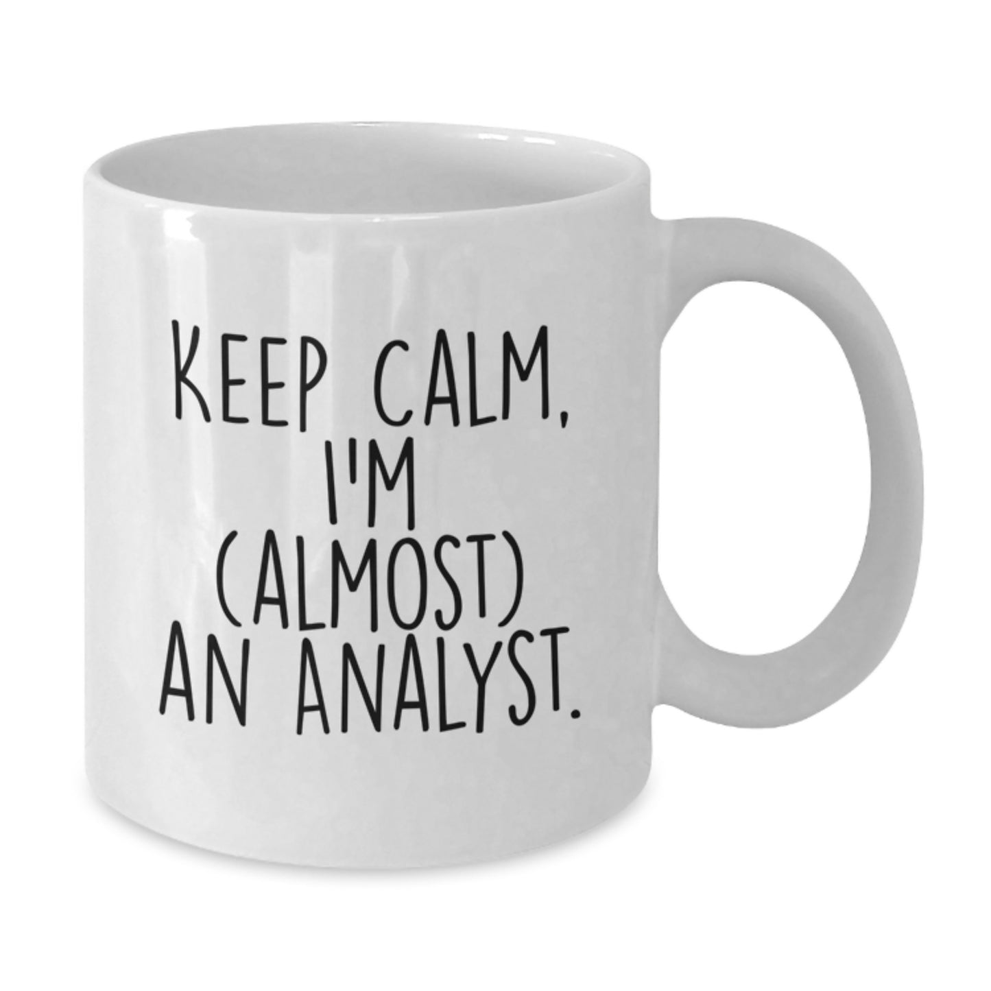 Birthday Gift Analyst White Coffee Mug for Her Present - Additional