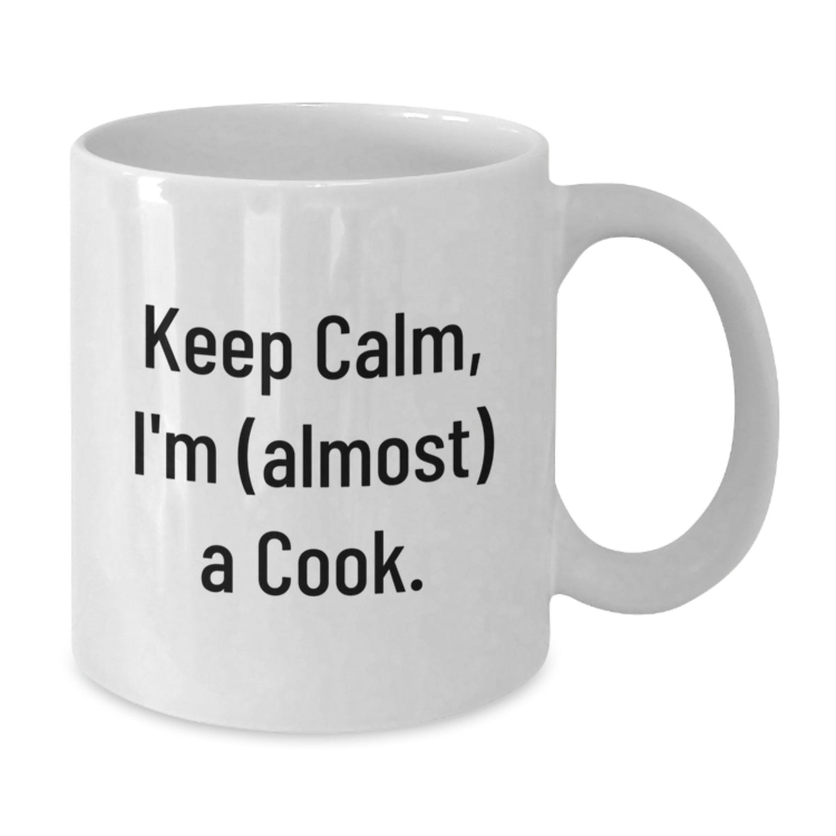 Cook Gift for Him - Keep Calm, I'm (Almost) A Cook Keepsake Mug - Additional