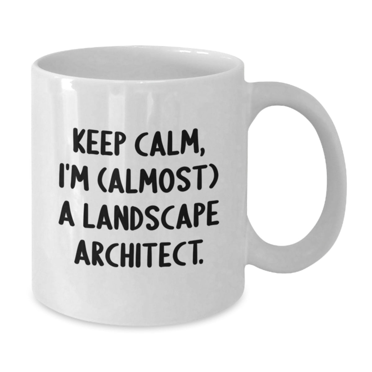Landscape Architect Gift for Him - Keep Calm Keepsake Mug - Additional