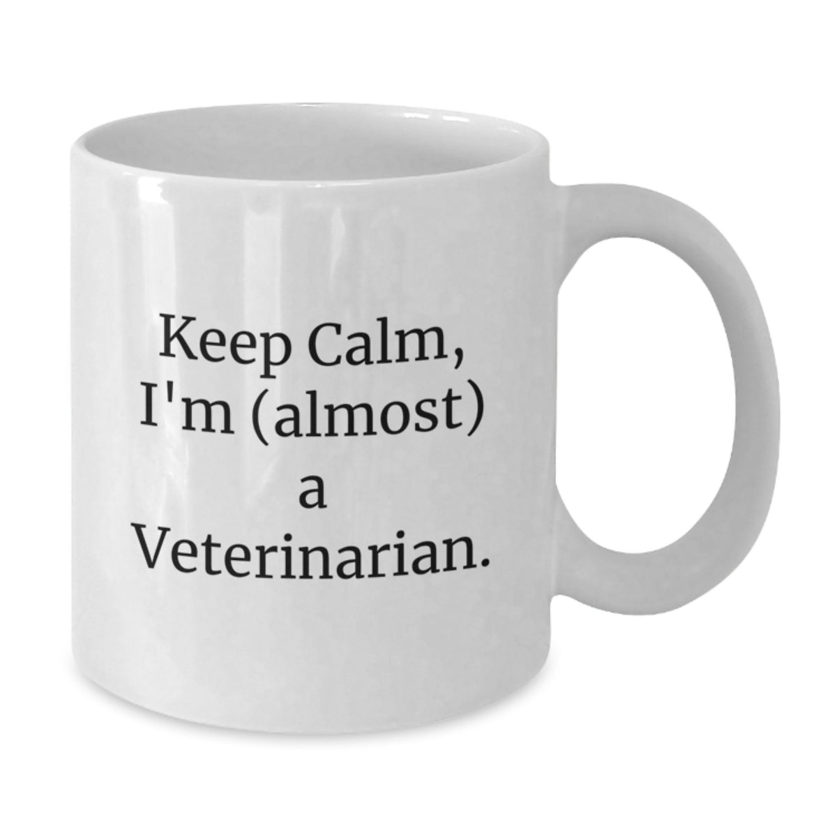 Veterinary Student Gift Keep Calm, I'm (Almost) A Veterinarian Keepsake - Additional