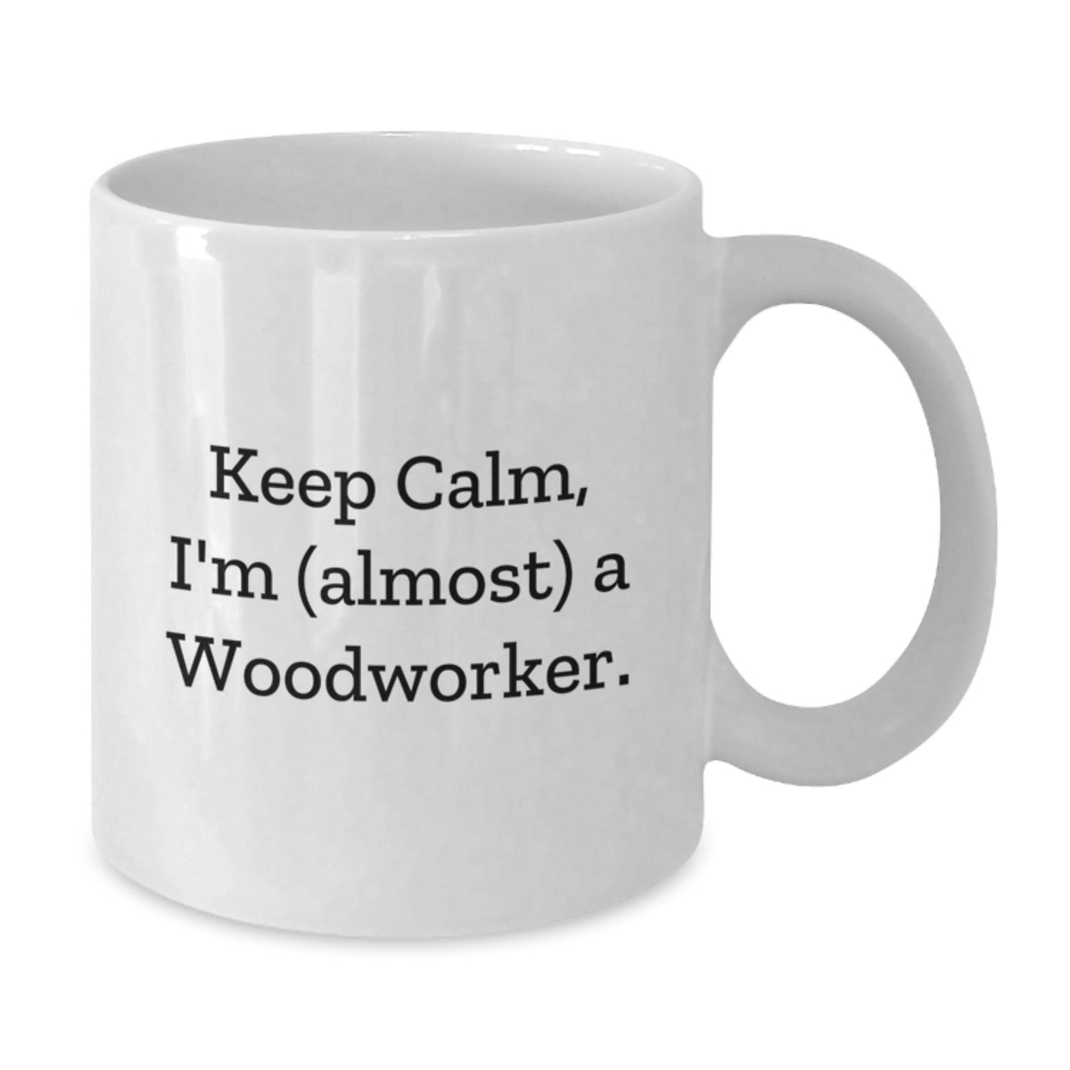 Christmas Gift for Him Delightful 'Keep Calm' Woodworker Mug - Additional