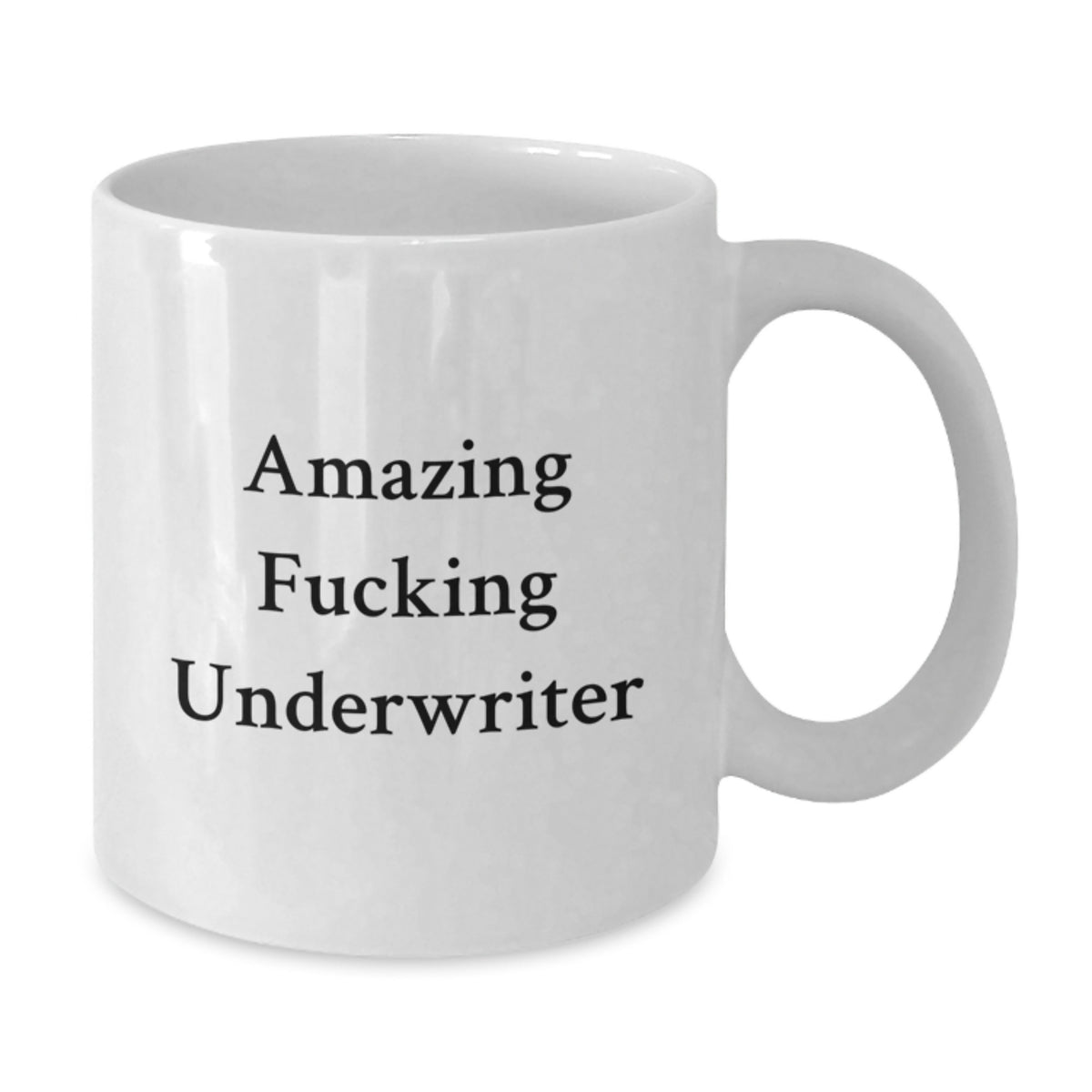 Underwriter Gift for Him - Amazing Fucking Underwriter Keepsake Mug - Additional