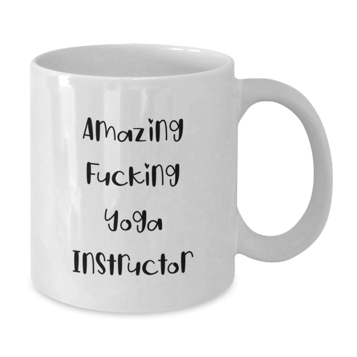 Yoga Instructor Gift A Humorous Present for Him - Keepsake White Coffee - Additional