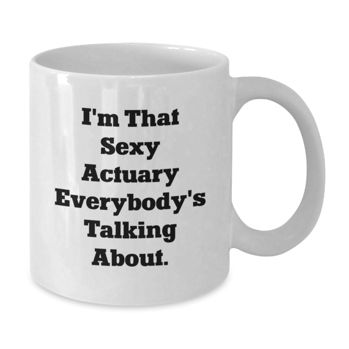 Christmas Gift for Her - Playful Actuary Present with Bold Quote - Additional