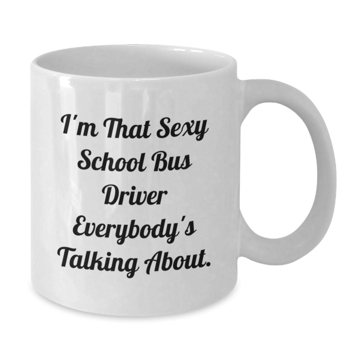Christmas Gift for Her Playful School Bus Driver Coffee Mug - Additional