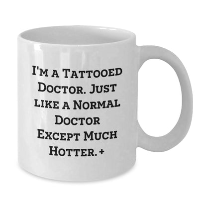 Doctor Gift for Him Playful Tattooed Doctor Keepsake Mug - Additional