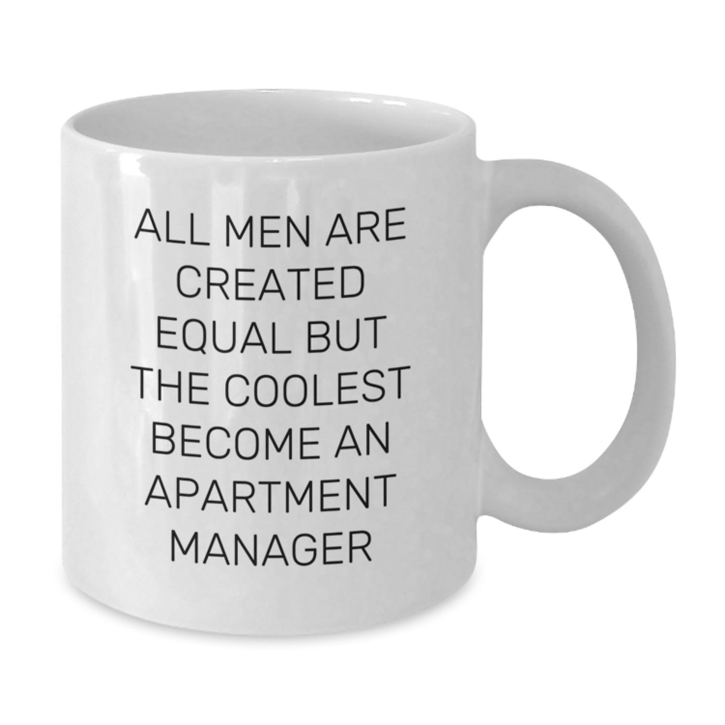 Funny Apartment Manager Gifts, White Coffee Mug for Apartment Managers, Inspirational Quote, Graduation Unique Gifts from Friends, Gifts for Him - Additional
