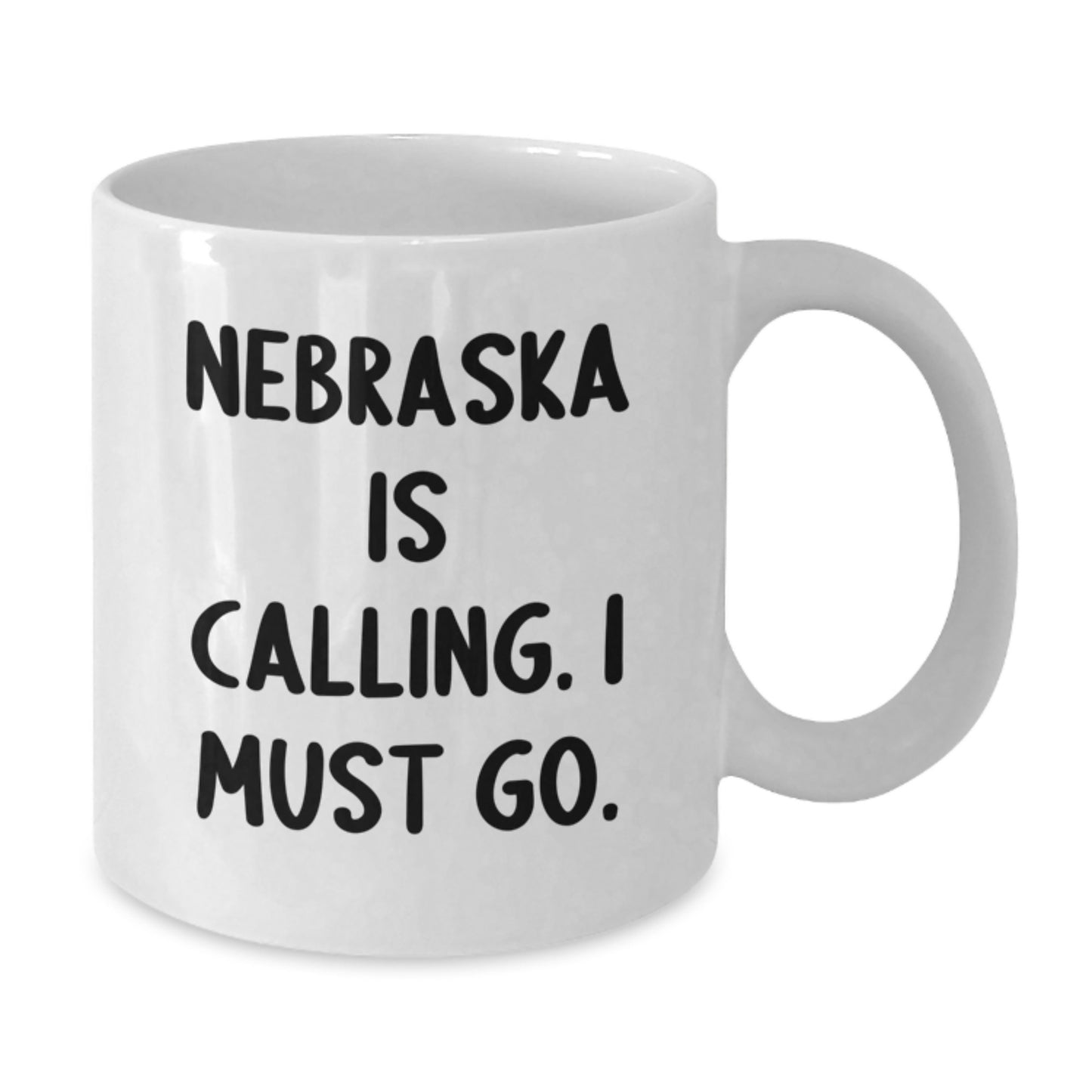 Gifts from the Heart, Nebraska White Coffee Mug - Nebraska Is Calling Funny Quote, Great Graduation Unique Gifts for Men Women Friends Family - Additional