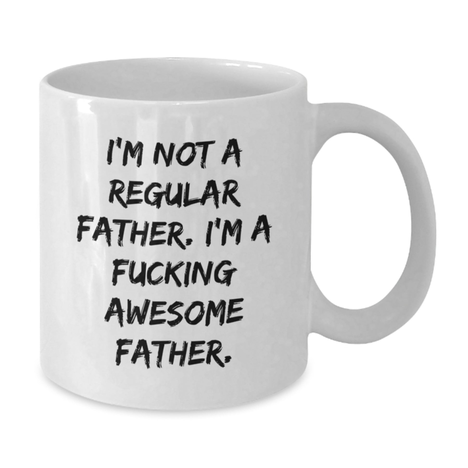 Awesome Father Graduation Gifts from Men, Unique Funny White Coffee Mug for Him - Additional