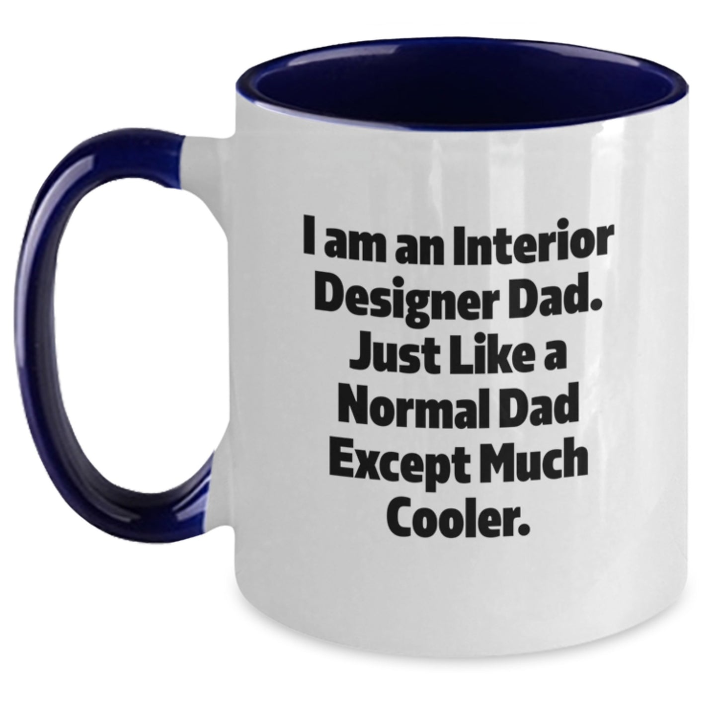 Interior Designer Dad Keepsake Mug for Him Birthday Gift Black & White - Main