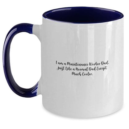 Maintenance Worker Keepsake Mug for Him Birthday Gift – Black & White - Main