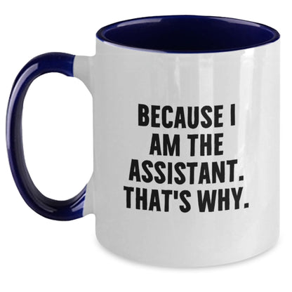 Assistant Keepsake Birthday Gift Mug for Him – 11oz Two Tone Ceramic - Main