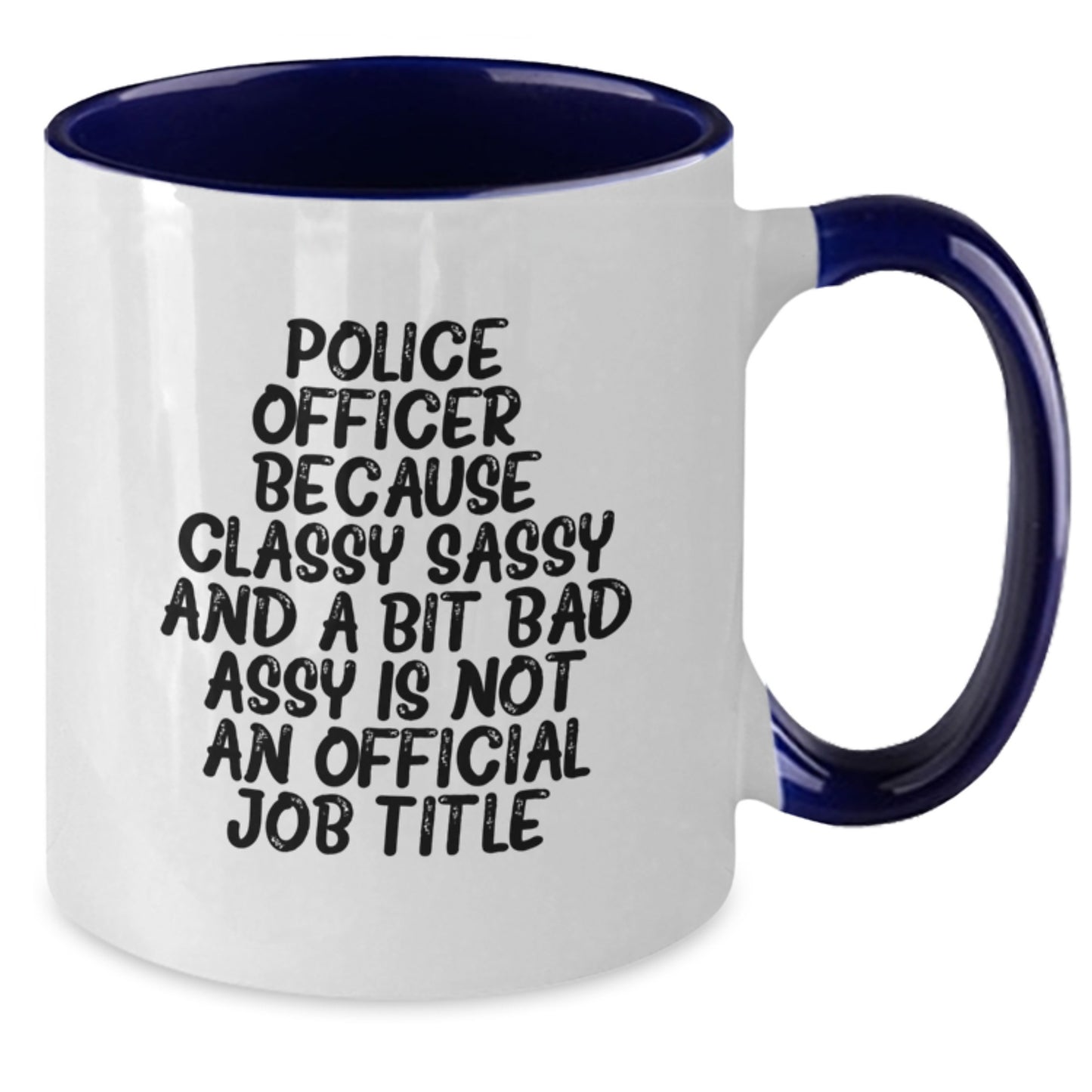 Police Officer Gifts, Funny Two Tone Coffee Mugs, Gifts from Family to Police Officer, Christmas Unique Presents - Additional