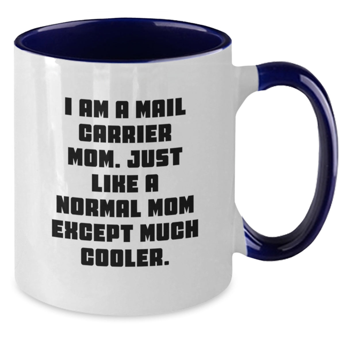 Mail Carrier Keepsake Mug for Him Birthday Gift - Black & White Ceramic - Additional