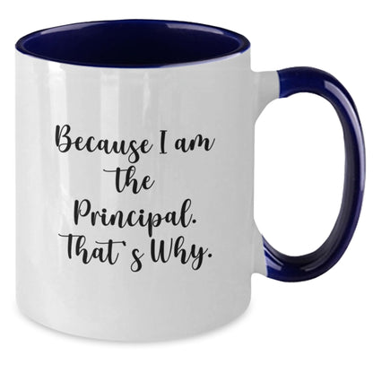 Witty Principal Gift Because I Am The Principal. That's Why Novelty - Additional