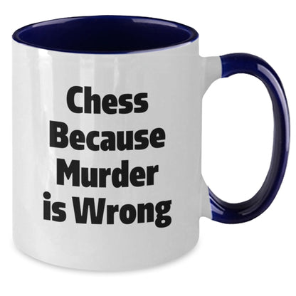 Funny Chess Two Tone Coffee Mugs Gifts from Men for Chess Lovers Graduation Unique - Additional