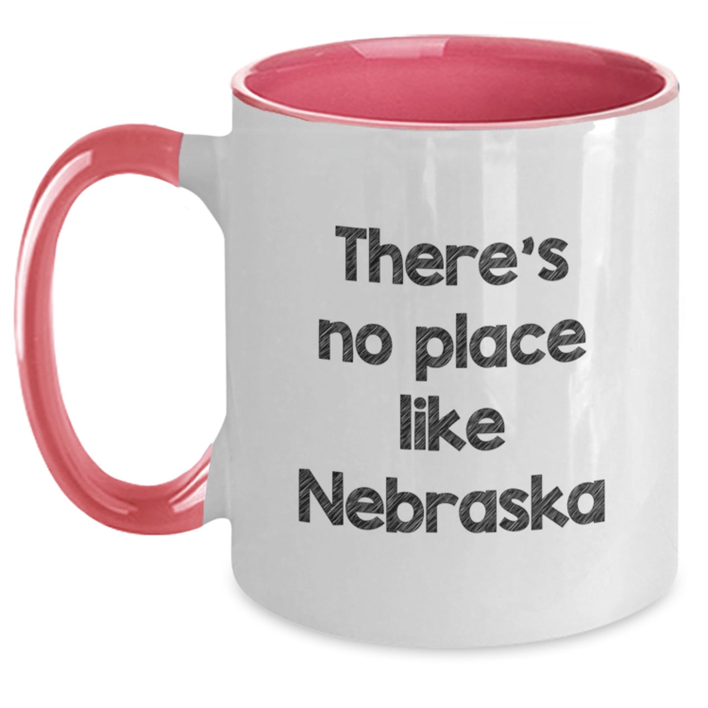Nebraska Two Tone Coffee Mugs Funny Quote Gifts from Men to Friends in Nebraska, Gifts for Women, Two Tone Coffee Mug, Nebraska Gifts, Graduation Unique Gifts - Main