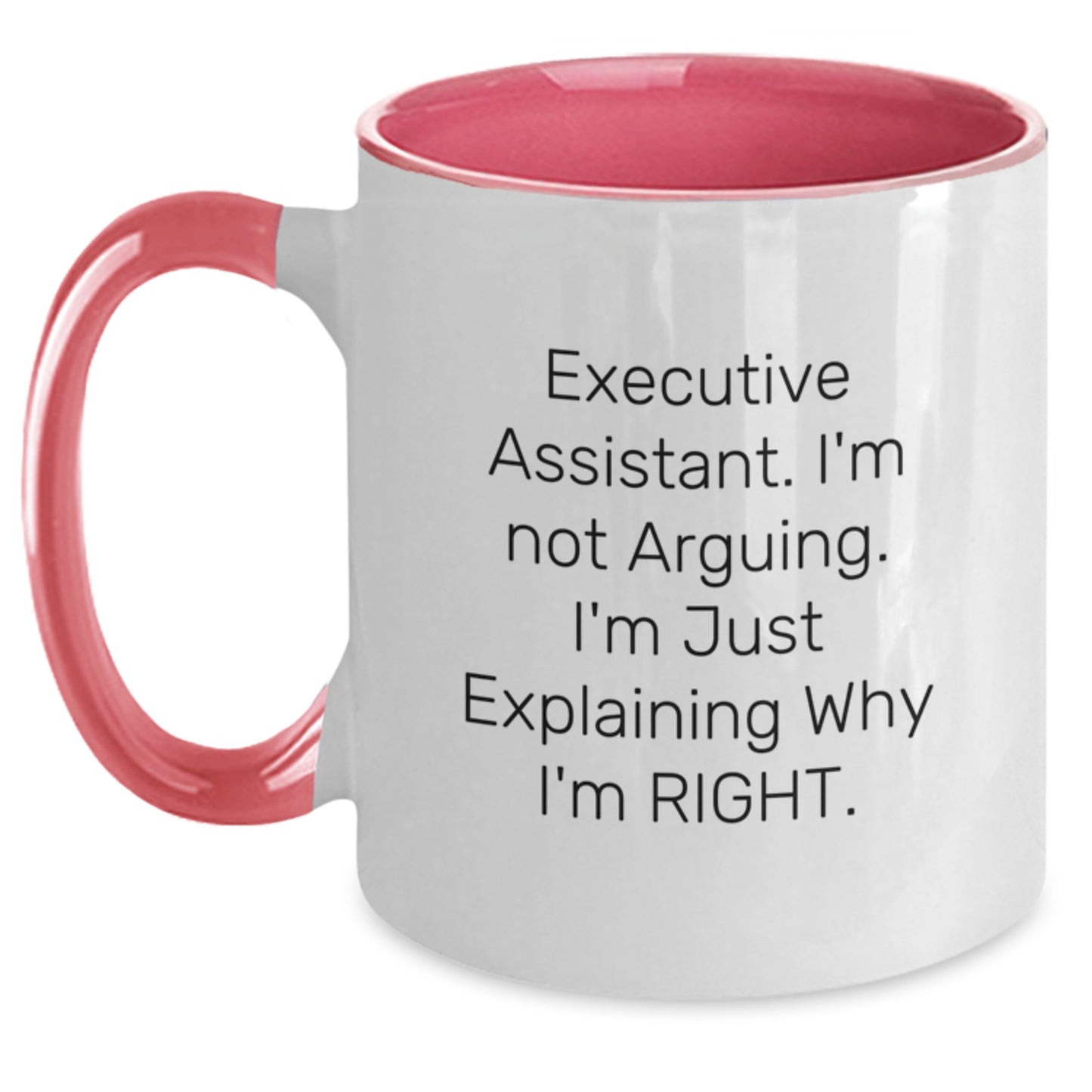 Funny Executive Assistant Gifts - Sassy Mugs for Coworkers, Gifts from Friends, Unique Two Tone Coffee Mug for Christmas with Executive Assistant Humor - Main