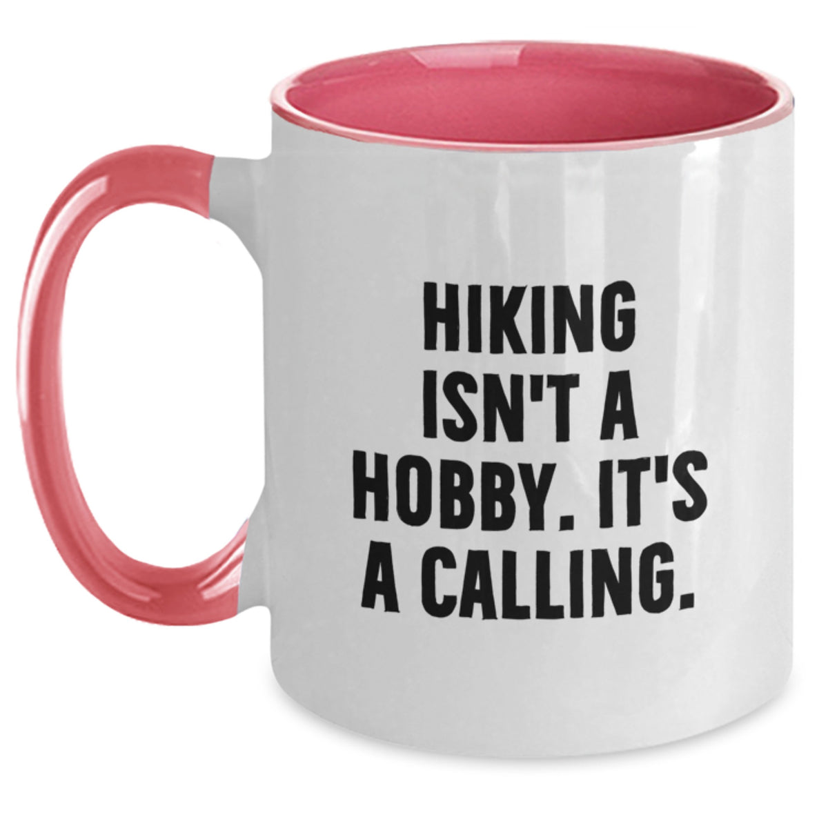 Hiking Gifts from Friends for Hiking Enthusiasts - Funny Two Tone Coffee Mug, Birthday Unique Gifts - Main