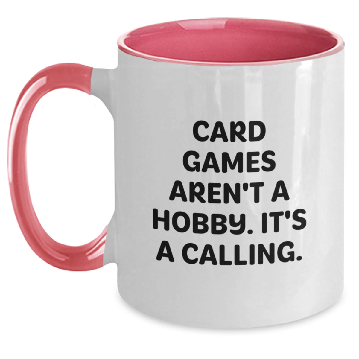 Funny Card Games Gifts for Mom on Mother's Day - Unique Two Tone Coffee Mug - Main