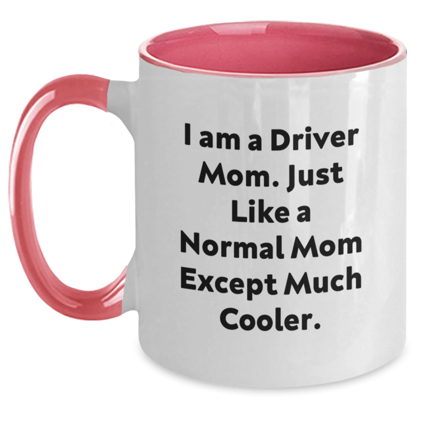 Birthday Gift for Her Driver Mom Two Tone Coffee Mug Present - Main