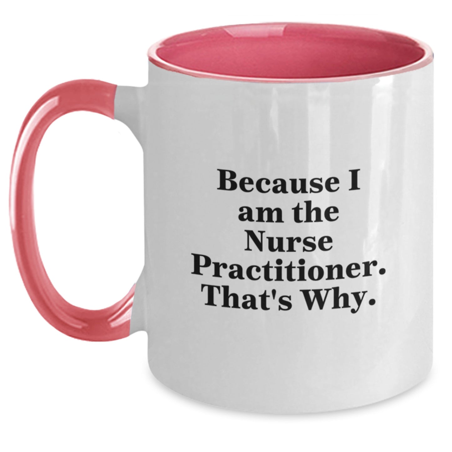 Nurse Practitioner Keepsake Mug for Him Birthday Gift - Black & White - Main