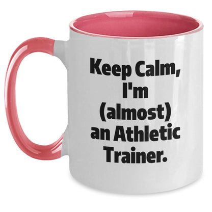 Christmas Gift for Her Keep Calm Tone Coffee Mug for Athletic Trainer - Main
