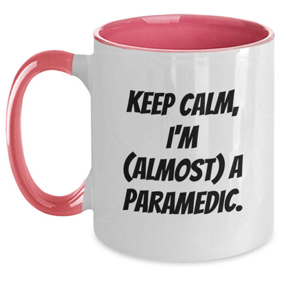 Paramedic Two Tone Coffee Mug Gift for Coworkers - Keep Calm, I'm - Main