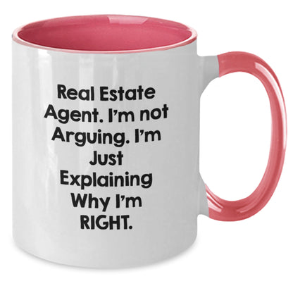 Funny Real Estate Agent Mug Gifts from Friends for Christmas Unique Presents - Additional