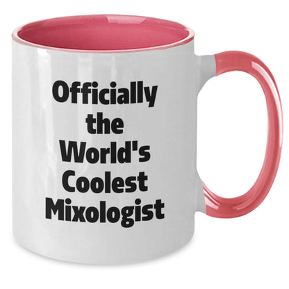 Funny Quotes for Mixologists, Two Tone Coffee Mug, Gifts from Friends for the World's Best Dad on Father's Day - Additional