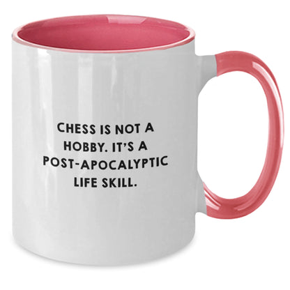 Funny Two Tone Coffee Mugs for Chess Addicts Gifts from Friends for Graduation Unique - Additional