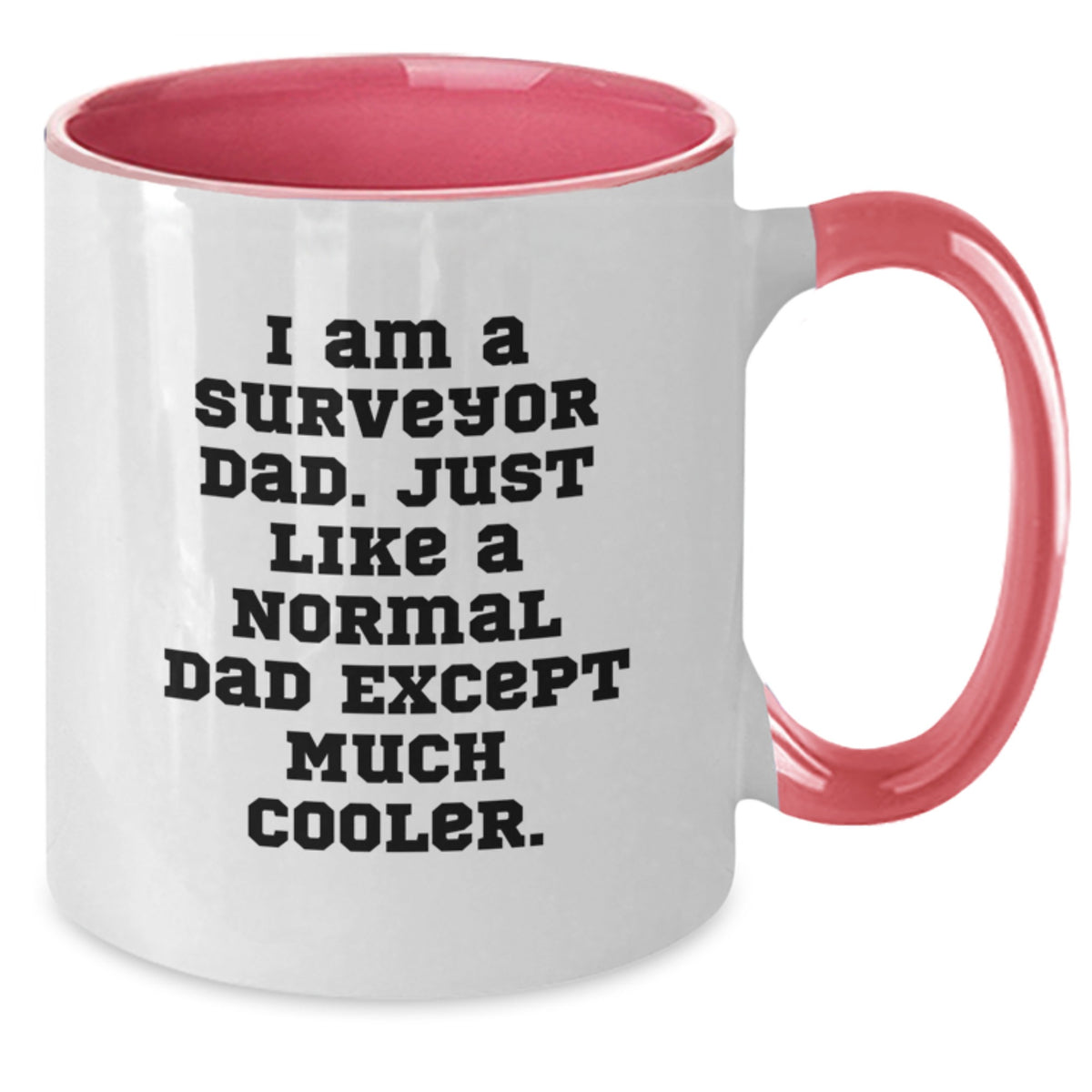 Surveyor Keepsake Two Tone Coffee Mug Birthday Gift for Him - Additional