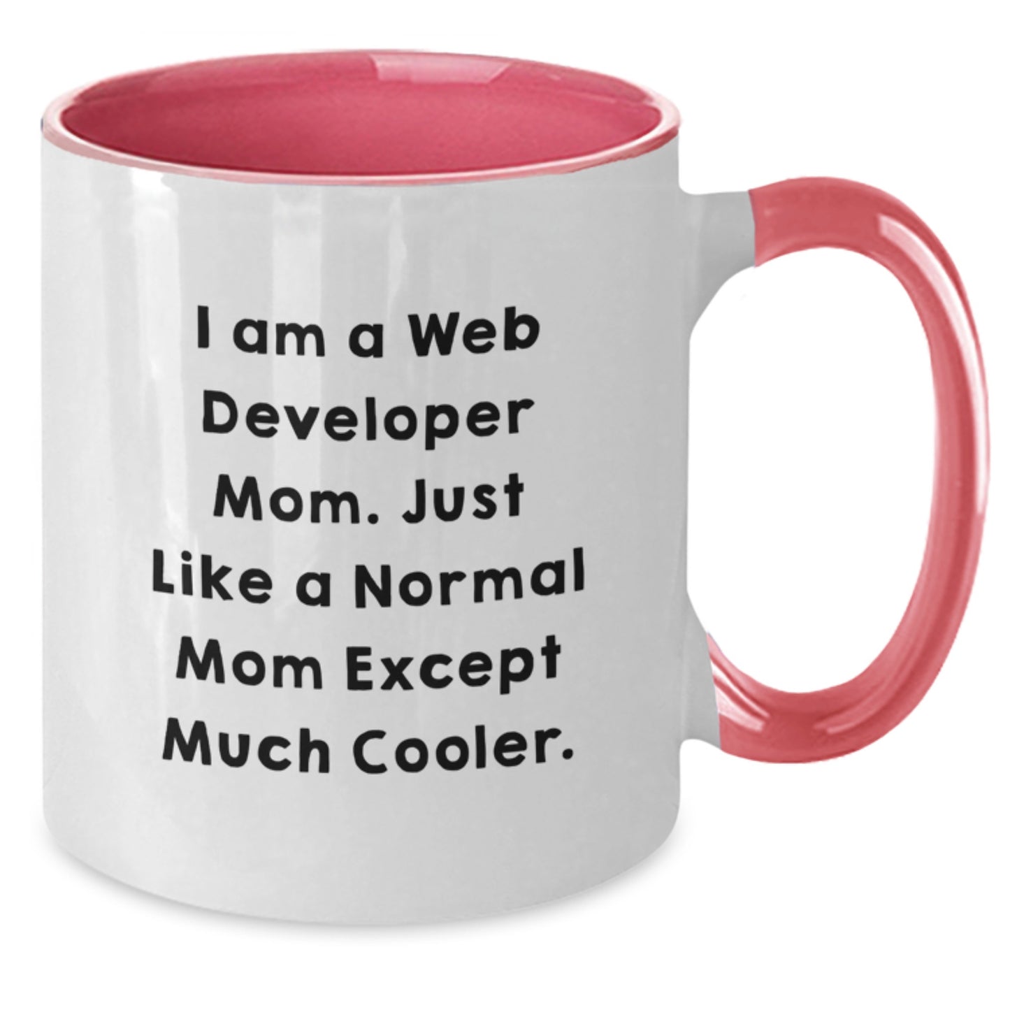 Web Developer Mom Keepsake Mug for Him Birthday Gift – Black & White - Additional