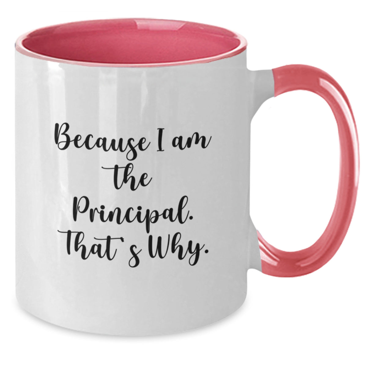 Witty Principal Gift Because I Am The Principal. That's Why Novelty - Additional