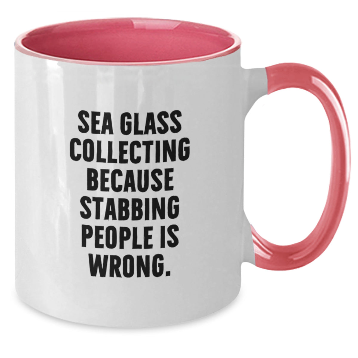 Sea Glass Collecting Gift for Him - A Witty Keepsake Coffee Mug - Additional