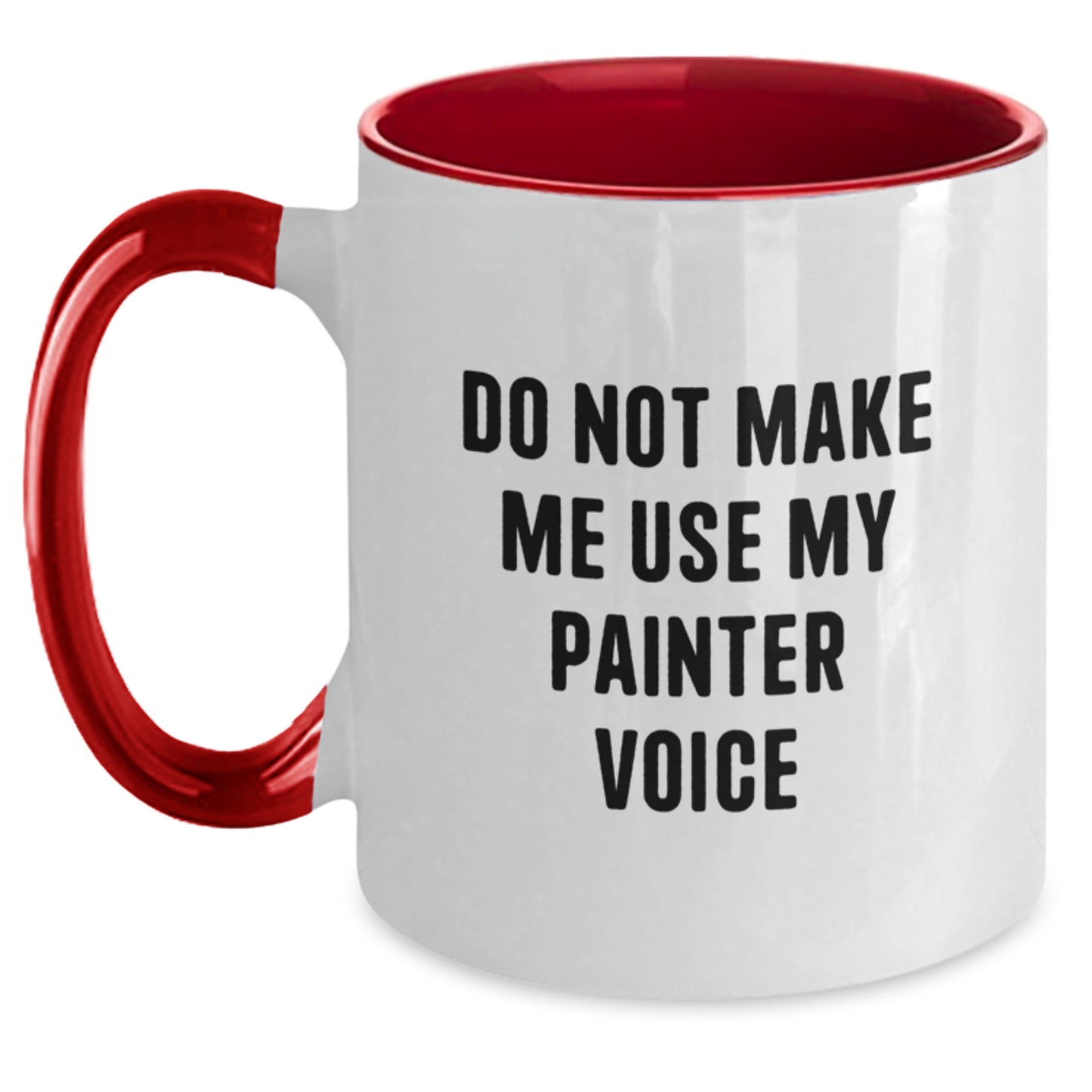 Painter Humor Funny Two Tone Coffee Mug Gifts for Painter Friends Family - Main