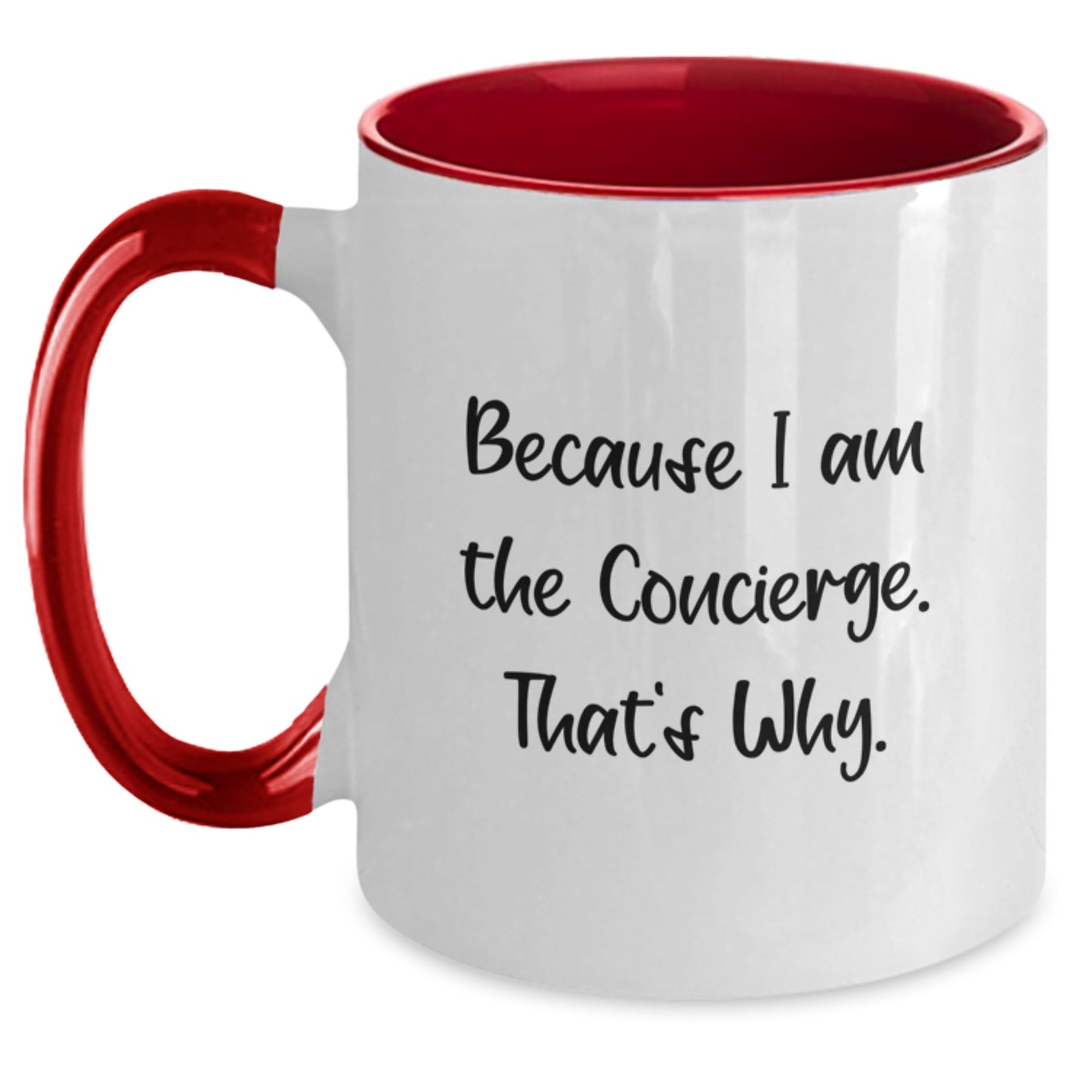 Concierge Birthday Gift Keepsake for Him Two Tone Coffee Mug - Main
