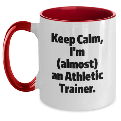 Christmas Gift for Her Keep Calm Tone Coffee Mug for Athletic Trainer - Main