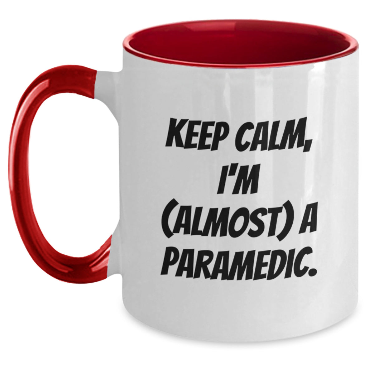 Paramedic Two Tone Coffee Mug Gift for Coworkers - Keep Calm, I'm - Main
