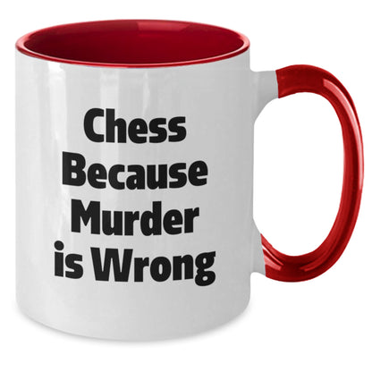 Funny Chess Two Tone Coffee Mugs Gifts from Men for Chess Lovers Graduation Unique - Additional